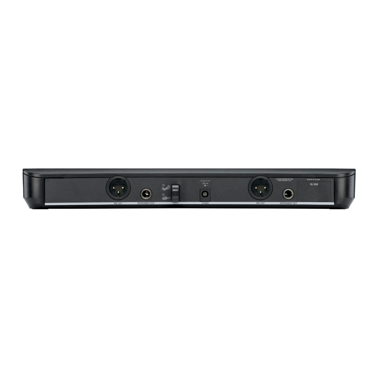 Shure BLX288/SM58 H11 Frequency Band Wireless Dual Microphone System (Silver)