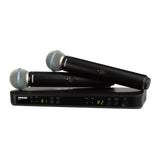 Shure BLX288/B58 Precision-Engineered Wireless Handheld Microphone System with H9 Frequency Band