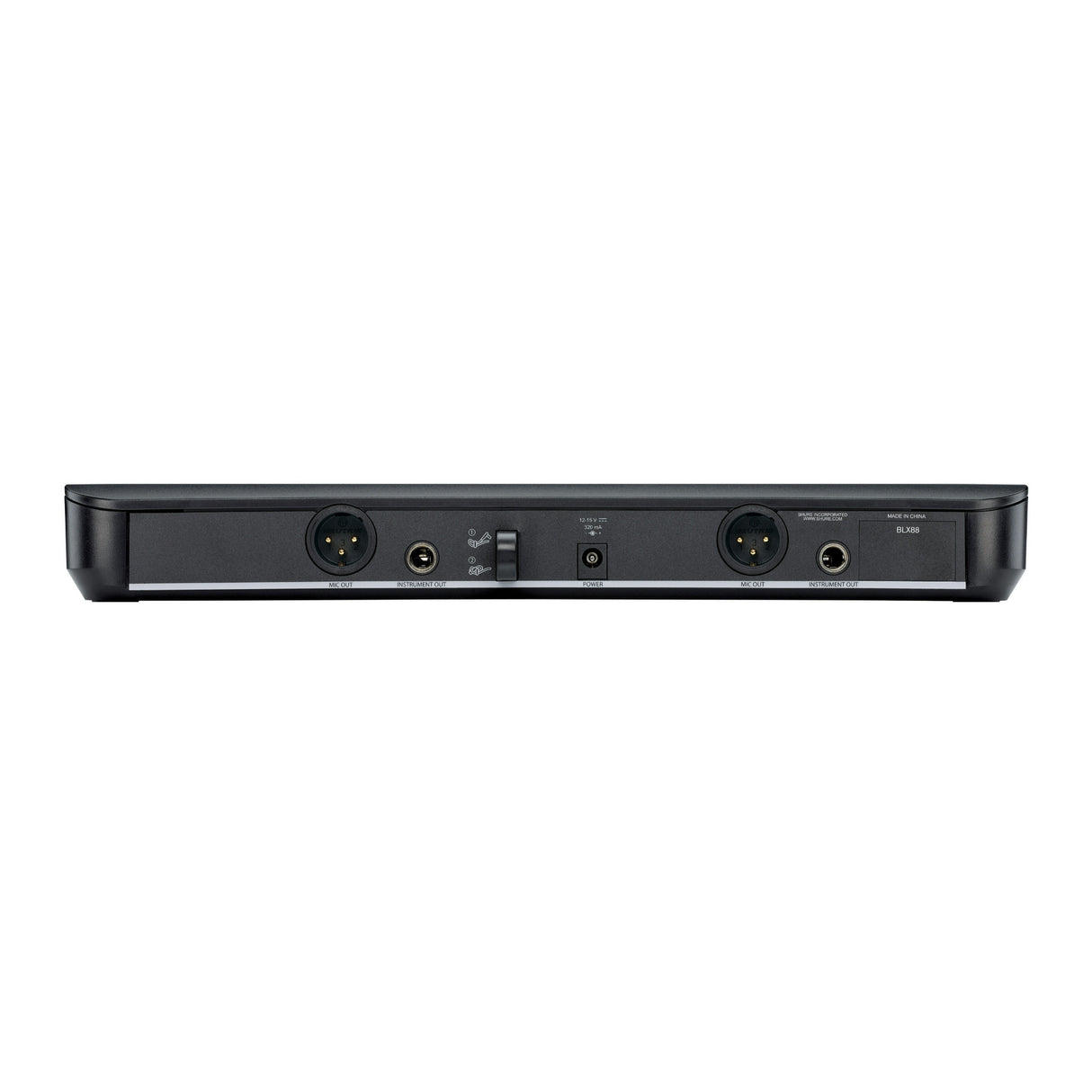Shure BLX288/B58 Precision-Engineered Wireless Handheld Microphone System with H9 Frequency Band