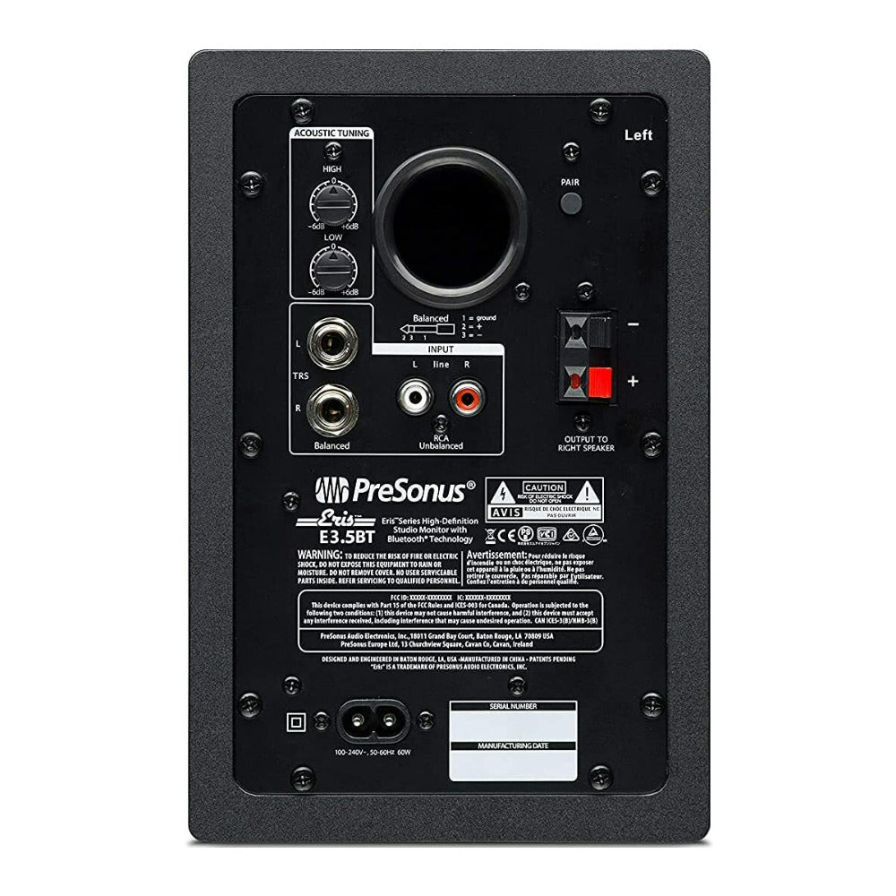 PreSonus Eris 3.5BT 3.5-Inch Media Reference Monitor with Bluetooth Connectivity