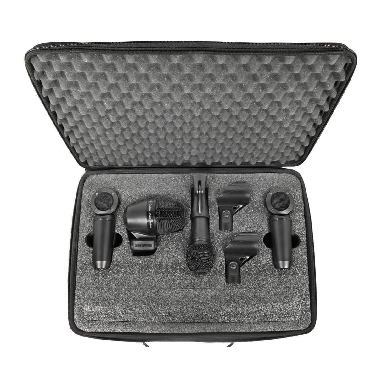 Shure 4-Piece Studio Microphone Kit with 4 Microphones, 4-XLR Cables and Case