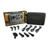 Shure 4-Piece Studio Microphone Kit with 4 Microphones, 4-XLR Cables and Case