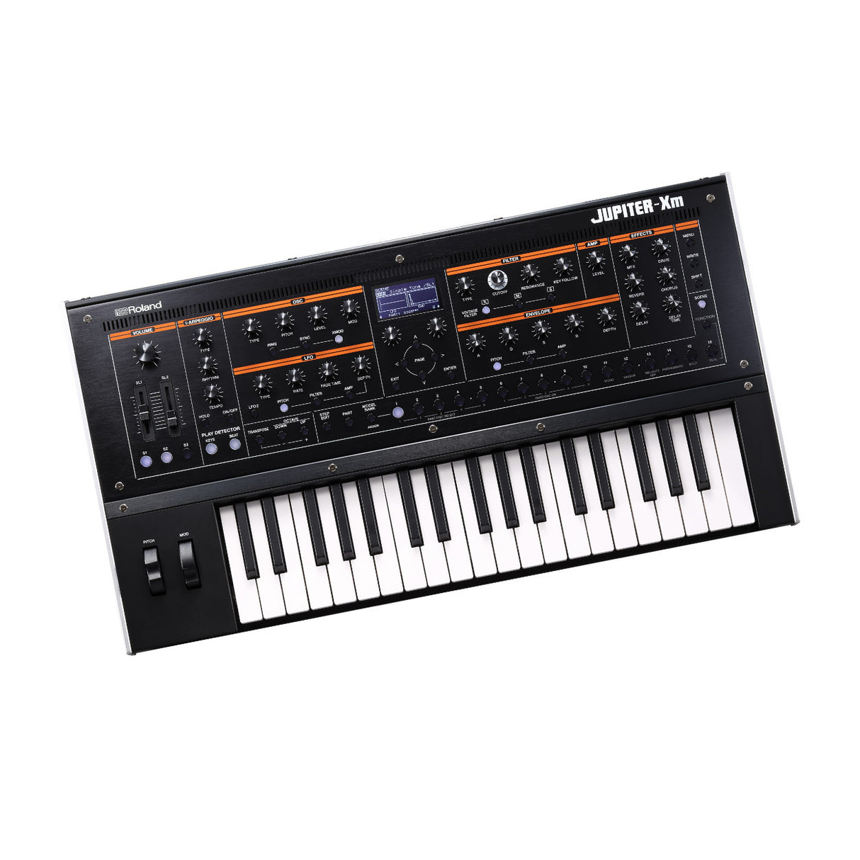 Roland JUPITER-XM 37-Note Slim Keyboard Synthesizer with Bluetooth MIDI