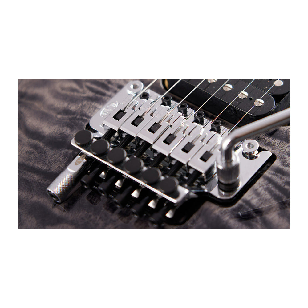 EVH Wolfgang Special QM 6-String Electric Guitar (Charcoal Burst) with Hard Case