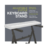 Roland FANTOM-07 76-Key Workstation Synthesizer Keyboard w/Keyboard Stand Bundle
