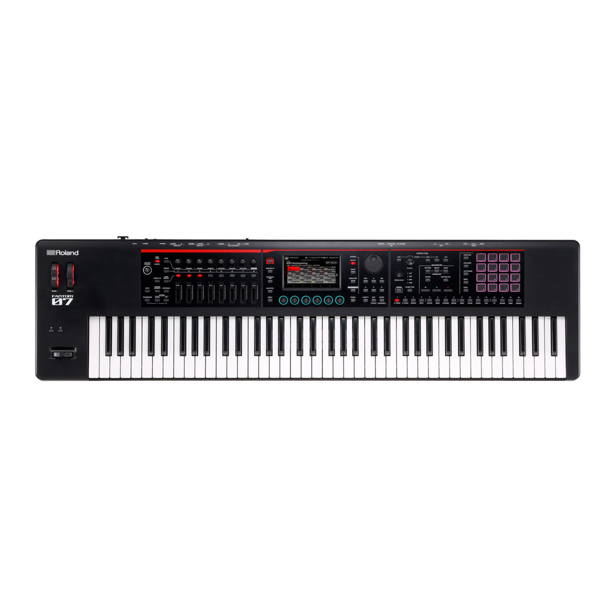 Roland FANTOM-07 76-Key Workstation Synthesizer Keyboard w/Keyboard Stand Bundle