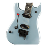 EVH 5150 Series Standard Guitar (Left-Handed, Ice Blue Metallic) with Case