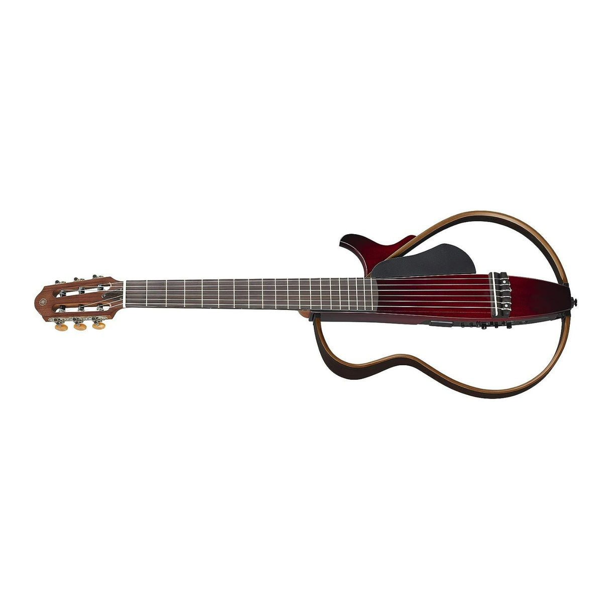 Yamaha SLG200N 6-Nylon String Silent Guitar (Right-Handed, Crimson Red Burst)