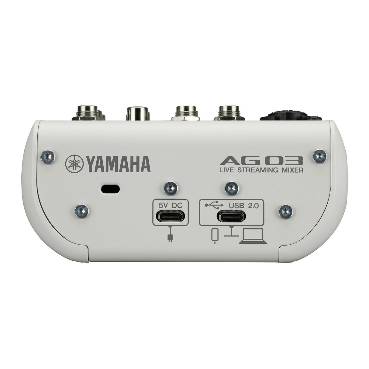 AG03MK2 3-Channel Live Streaming Loopback High Resolution USB Mixer (White)