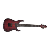 Schecter Sunset-7 Extreme 7-String Electric Guitar (Right-Handed, Scarlet Burst)