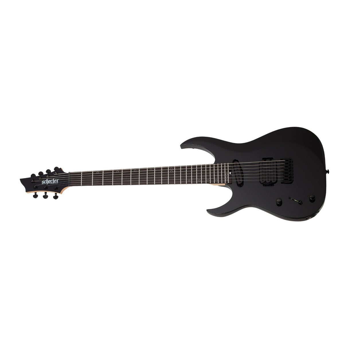 Schecter Sunset-7 Triad 7-String Electric Guitar (Left-Handed, Gloss Black)