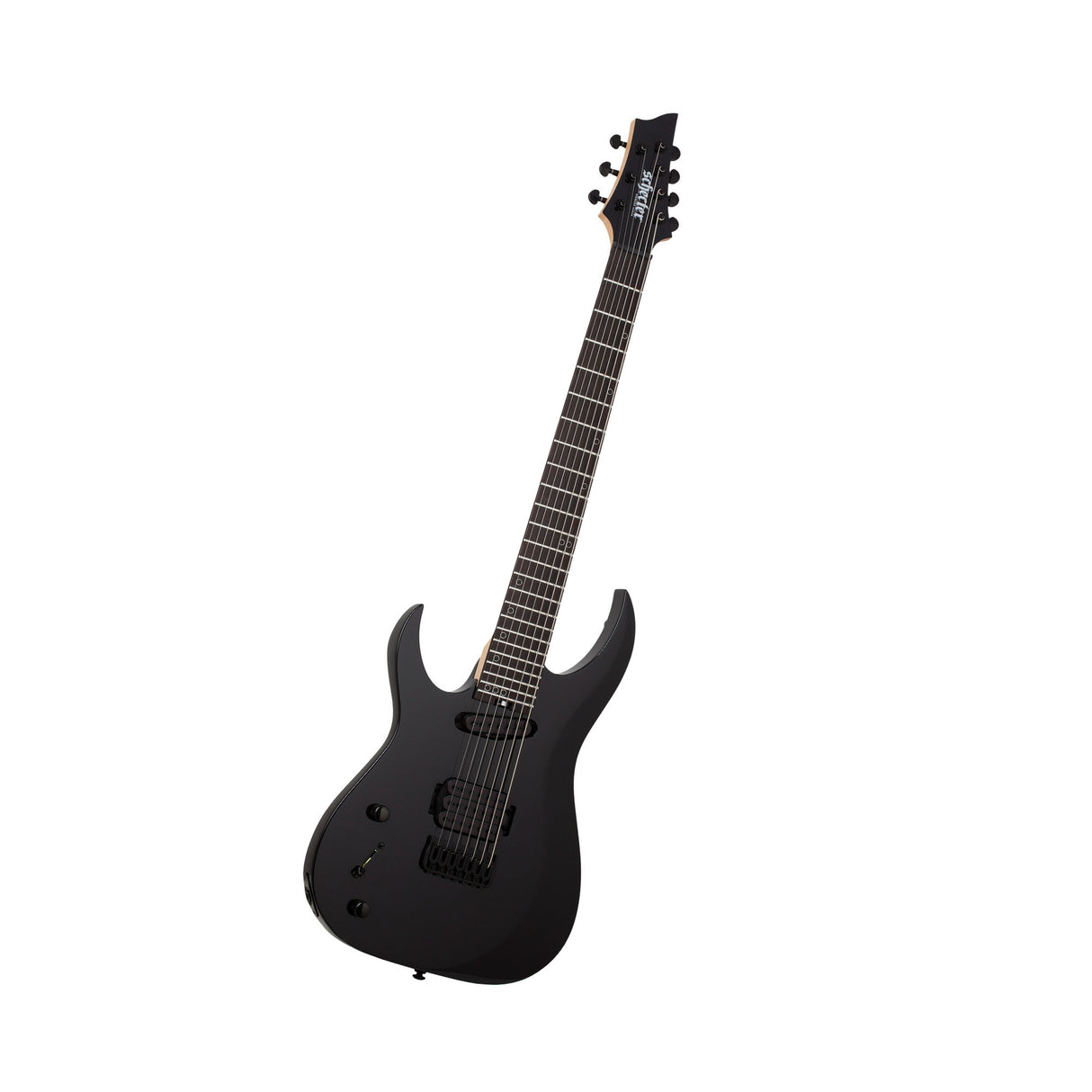 Schecter Sunset-7 Triad 7-String Electric Guitar (Left-Handed, Gloss Black)