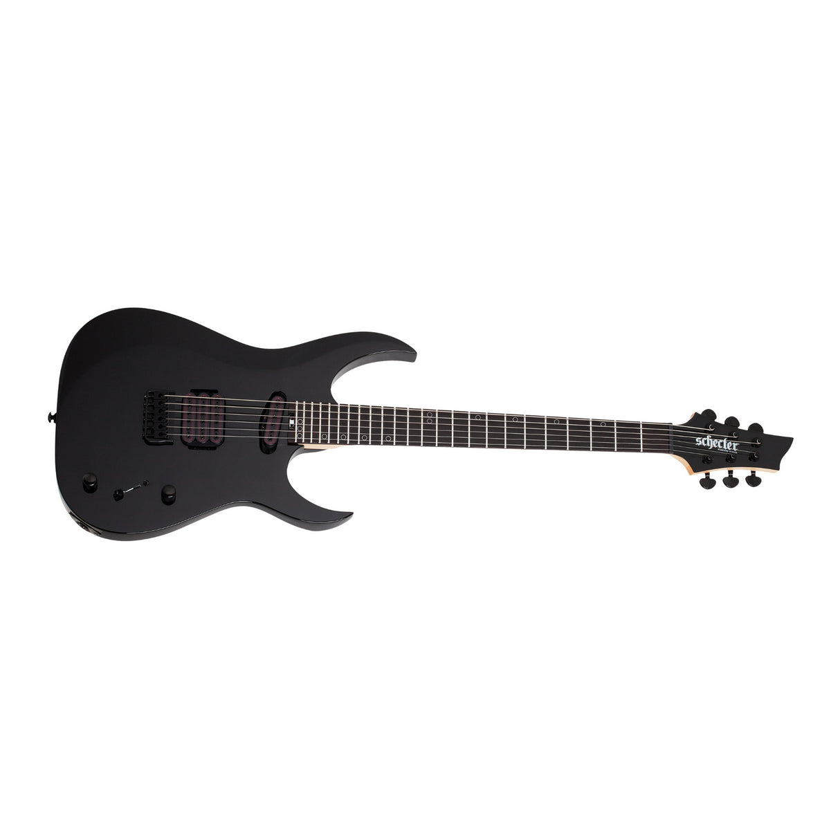 Schecter Sunset-6 Triad 6-String Electric Guitar (Right-Handed, Gloss Black)