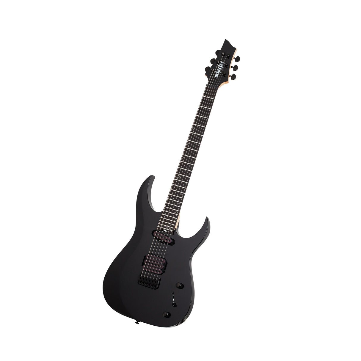 Schecter Sunset-6 Triad 6-String Electric Guitar (Right-Handed, Gloss Black)