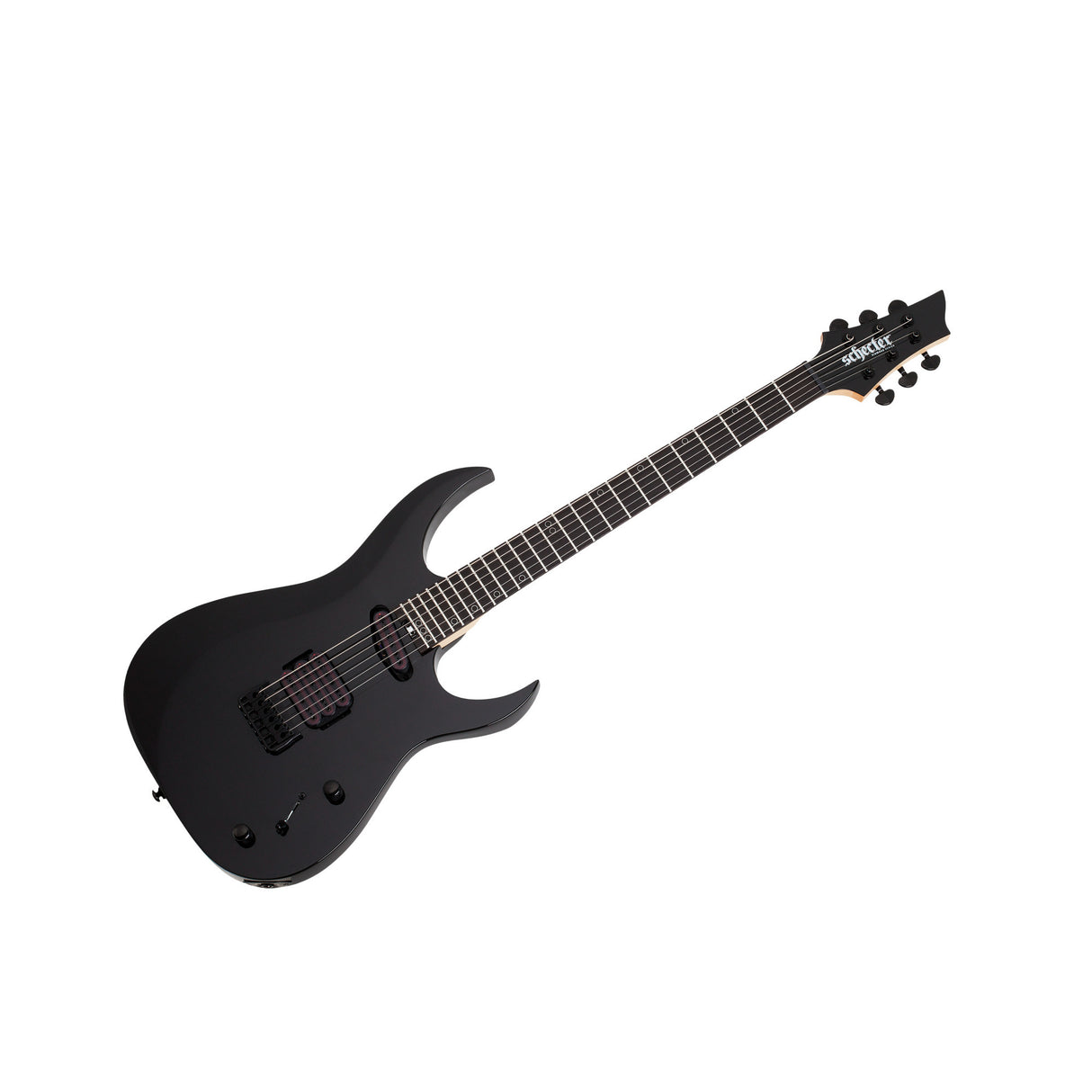 Schecter Sunset-6 Triad 6-String Electric Guitar (Right-Handed, Gloss Black)