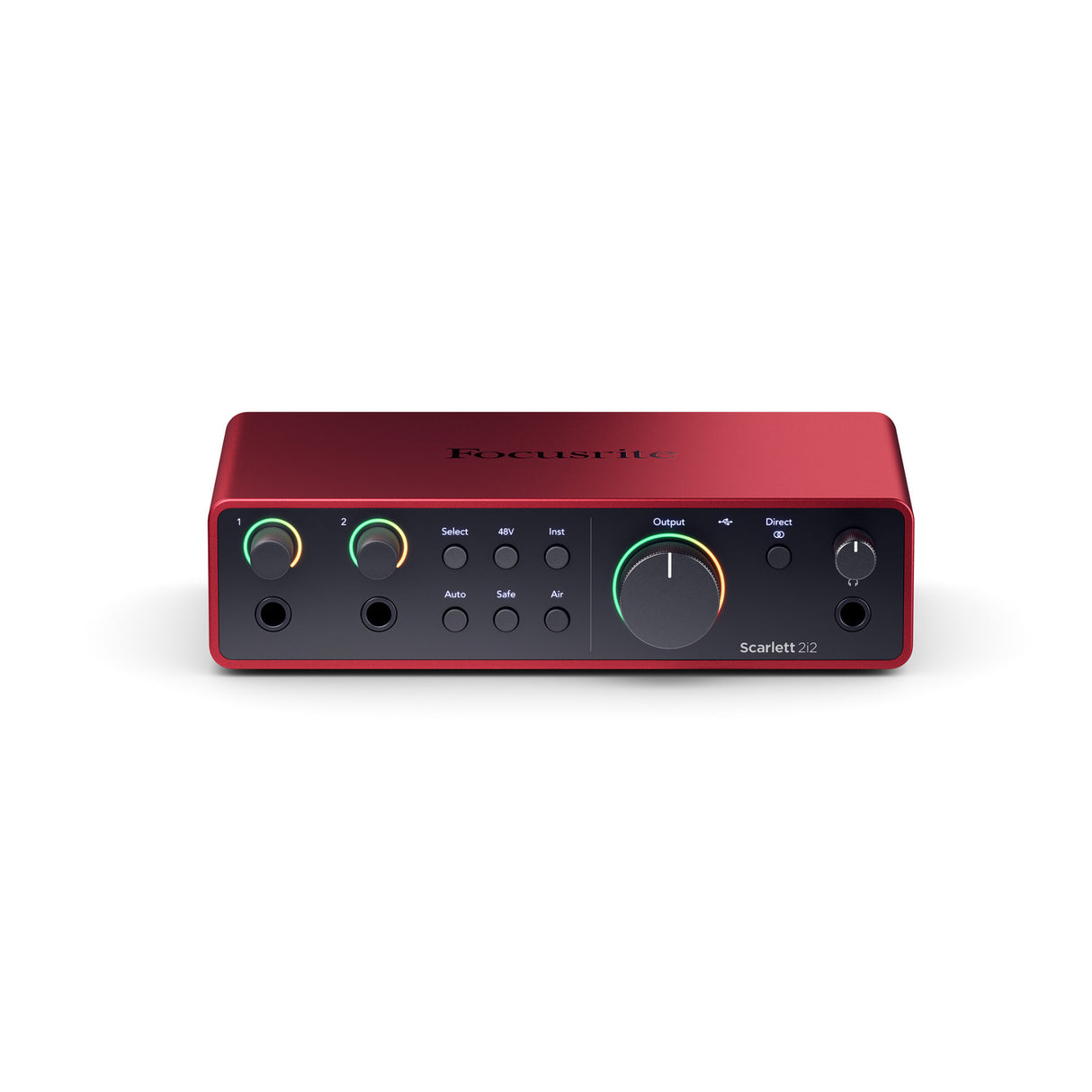 Focusrite Scarlett 2i2 4th Gen USB Audio Interface with Headphones Bundle