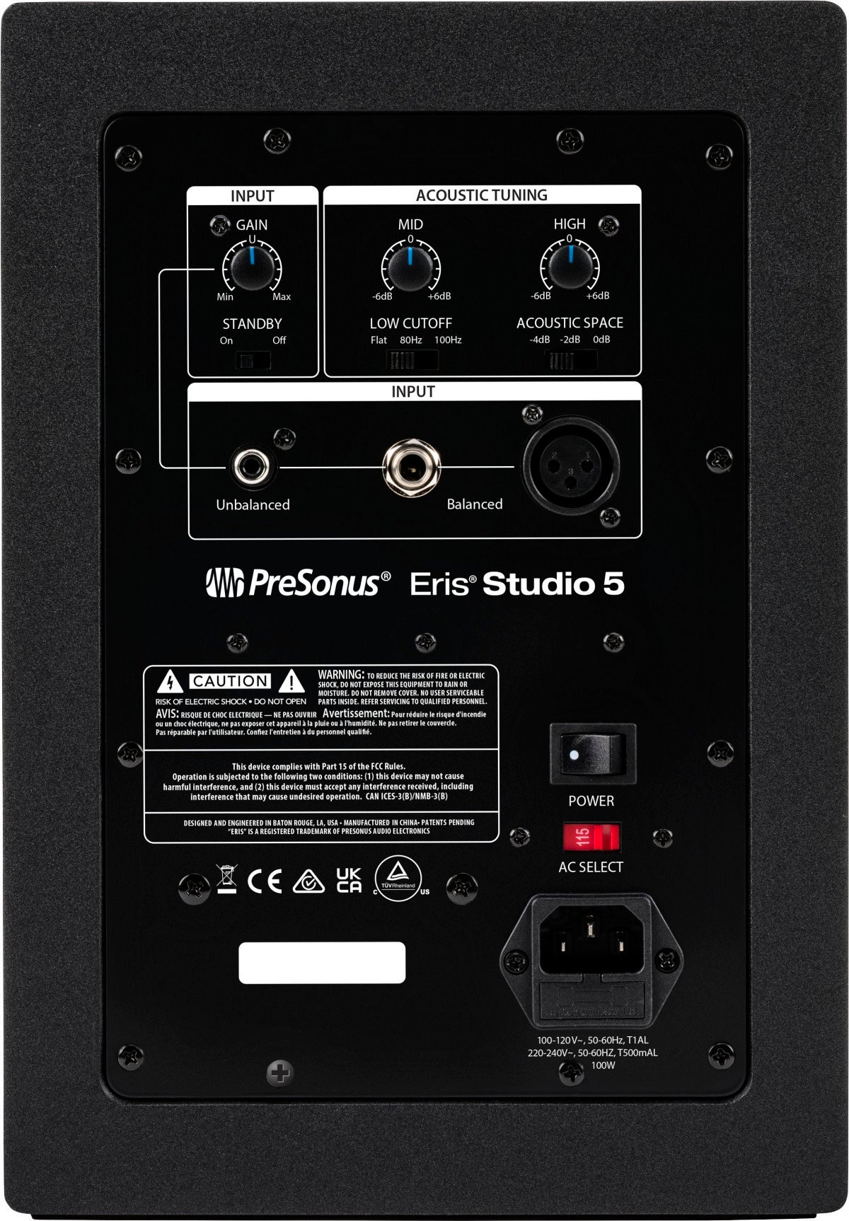 PreSonus Eris Studio 5 5-inch Active Studio Monitor with EBM Waveguide