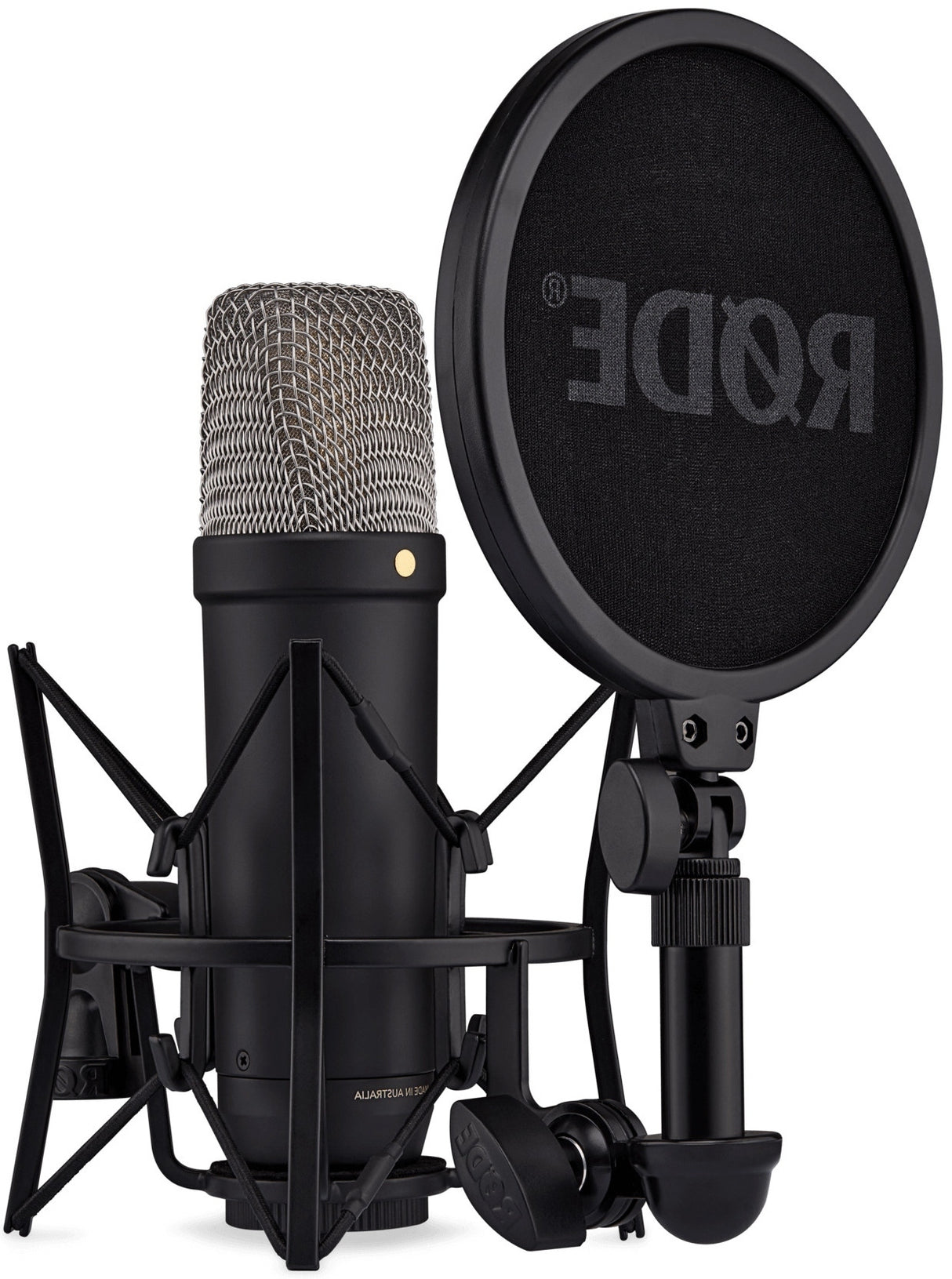 Rode NT1 5th Generation Condenser Microphone, SM6 Shock Mount, Pop Filter, Black