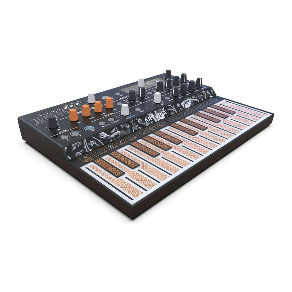 Arturia MicroFreak Hybrid Synthesizer with Decksaver Cover and Studio Headphones