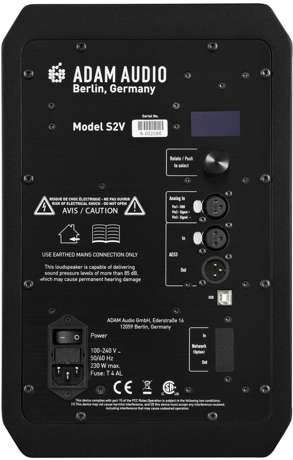 Adam Audio S2V  7-Inch Powered Studio Monitor