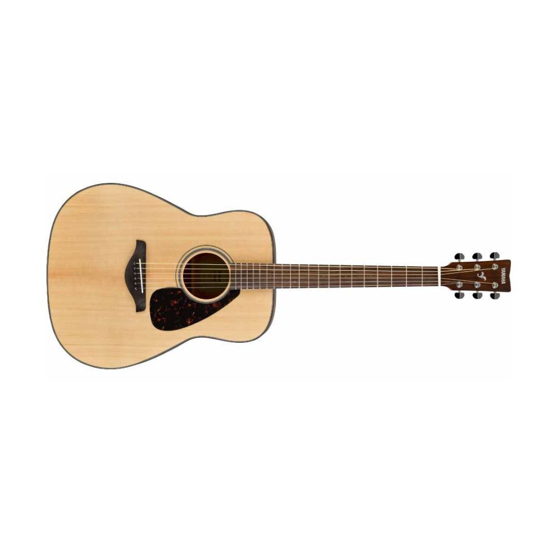 Yamaha FG800J Solid Top Dreadnought Acoustic Guitar, Natural