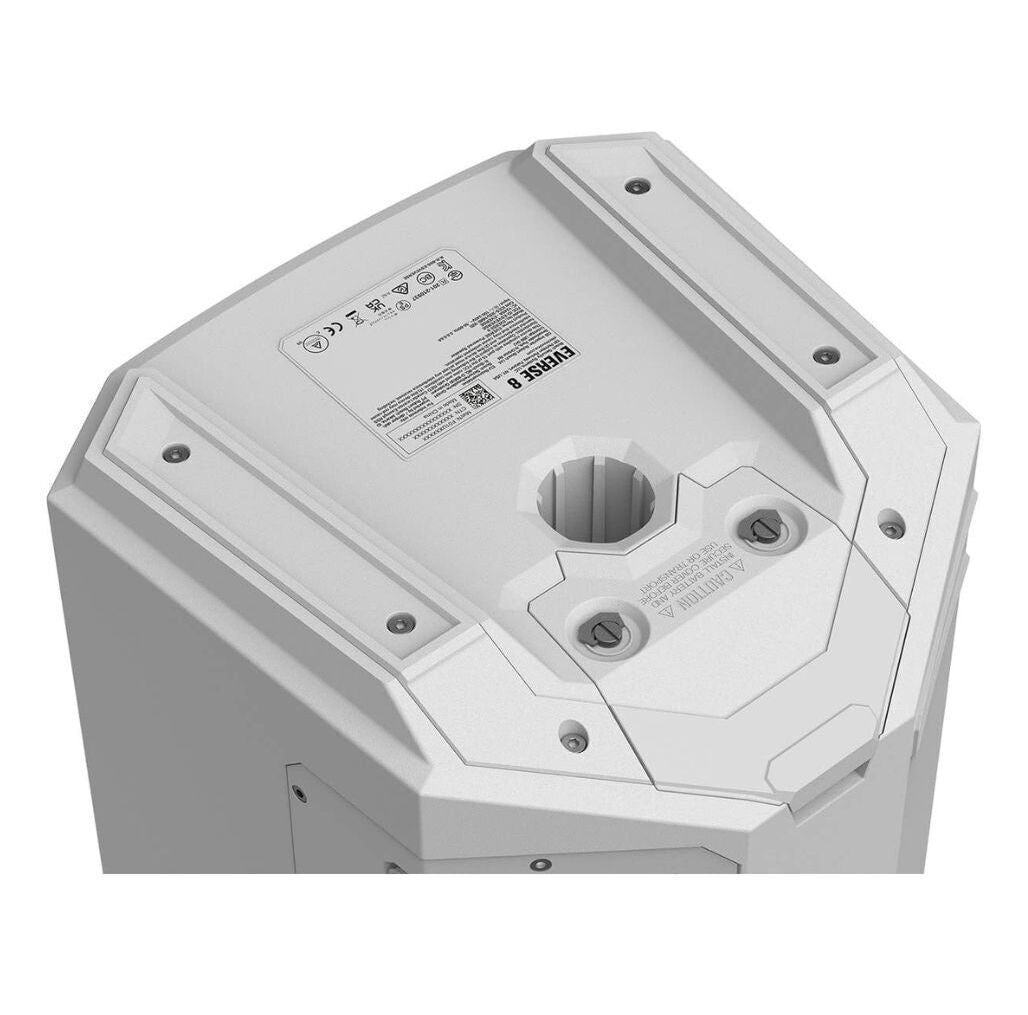 Electro-Voice EVERSE 8 2 Way White Battery Powered Loudspeaker with Bluetooth