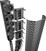 Electro-Voice Evolve 30M Portable Powered Column Loudspeaker System, Black