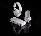 Arturia MiniFuse Recording Pack, White with EF1 Headphones and CM1 Microphone (Open Box)