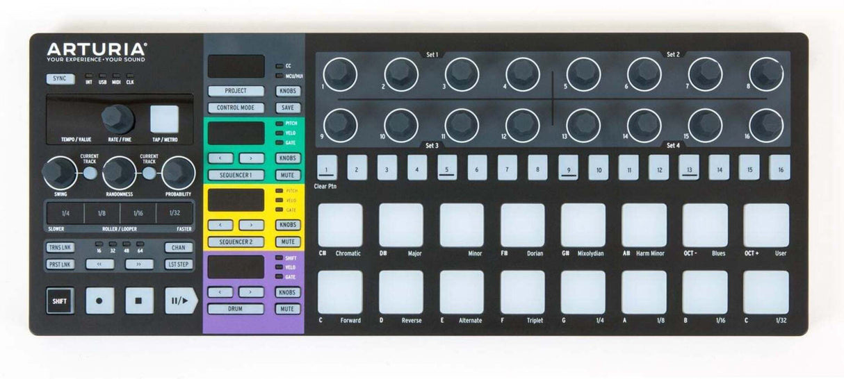 Arturia Beatstep Pro Black Edition + 14 CV/Gate Cable Kit