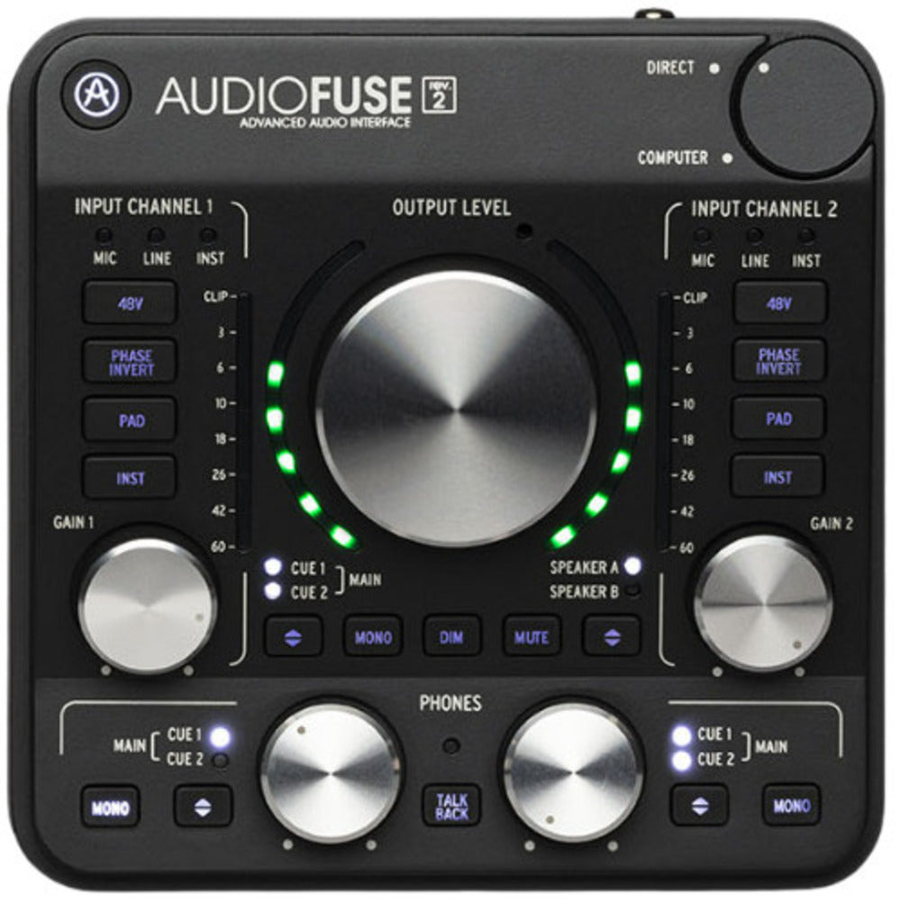 Arturia AudioFuse Rev2 Compact Versatile Audio Interface with DiscretePRO
