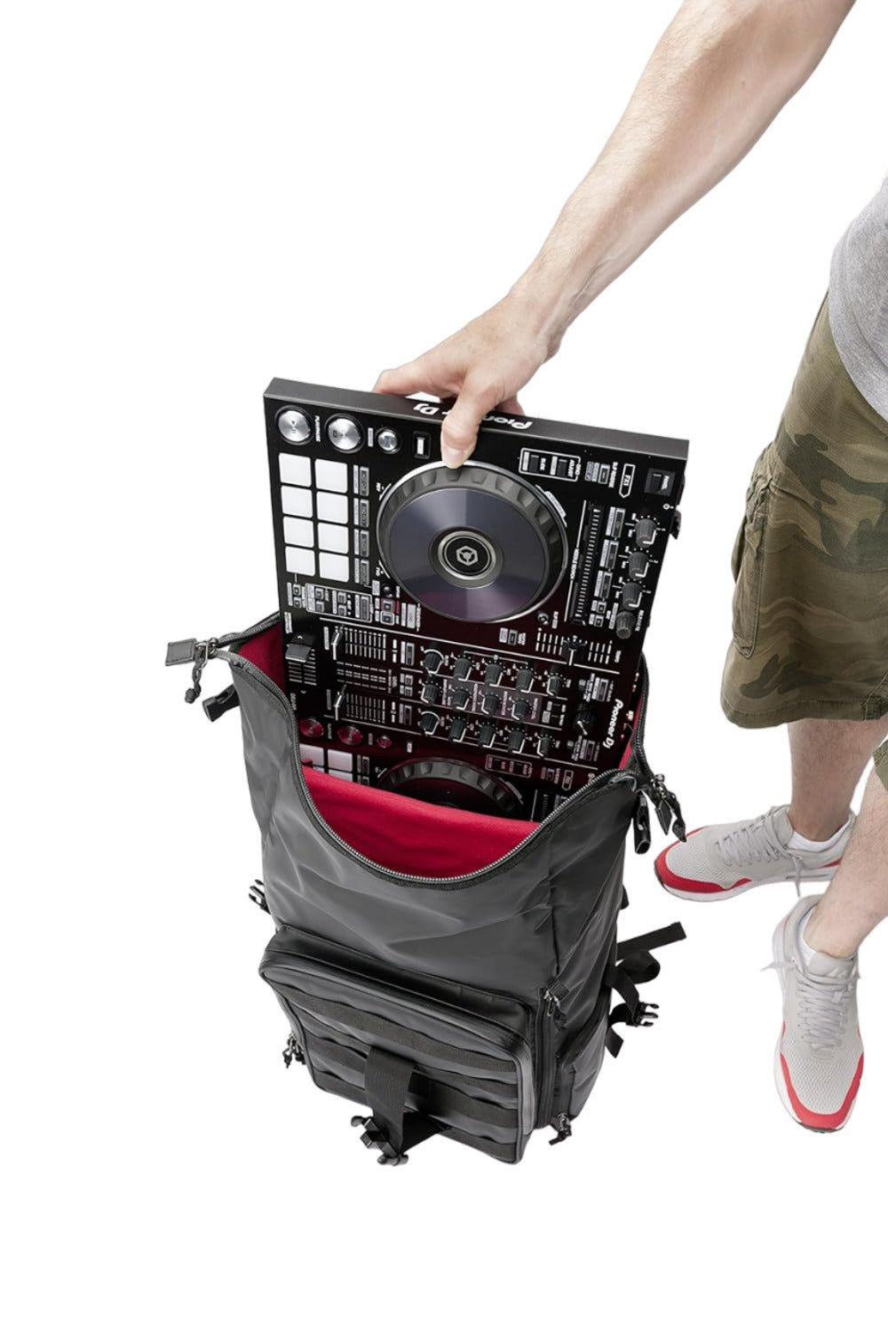 Magma RIOT DJ-Stashpack XL Plus, Black/Red