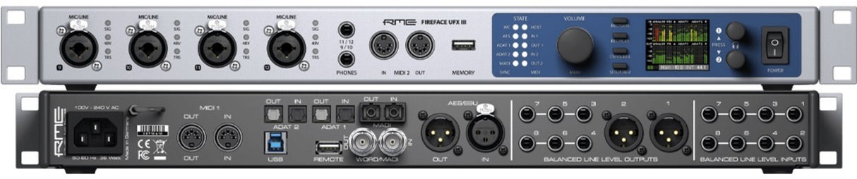 RME Fireface UFX III USB 3.0 Audio Interface