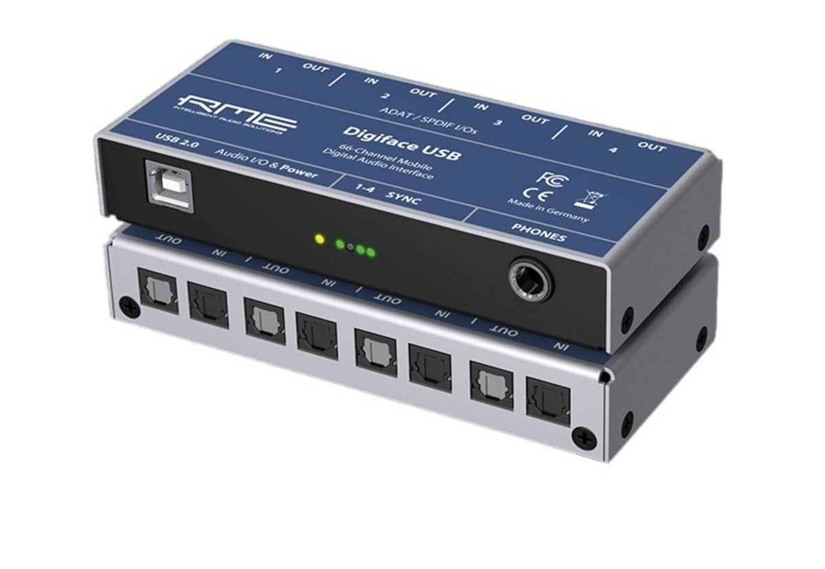 RME Digiface USB USB Digital Audio Interface with 4 Optical Inputs ...