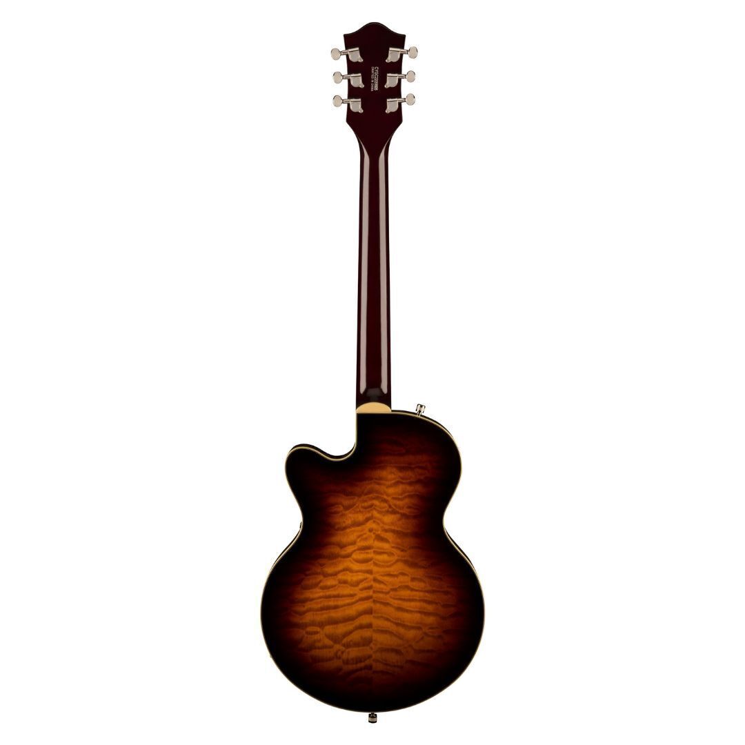 Gretsch G5655T-QM Electromatic Jr. Quilt Semi-Hollow Electric Guitar, Sweet Tea