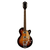 Gretsch G5655T-QM Electromatic Jr. Quilt Semi-Hollow Electric Guitar, Sweet Tea