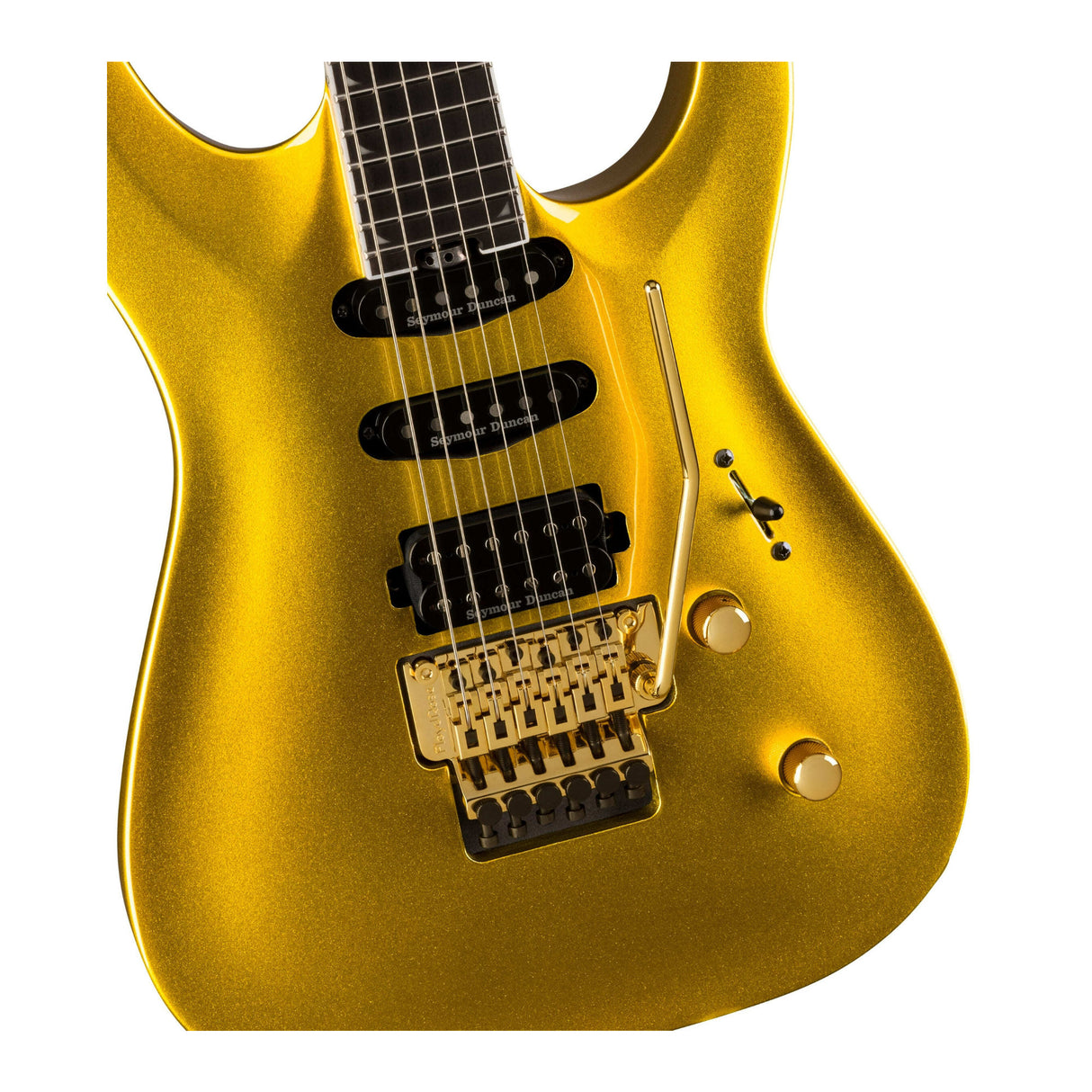 Jackson Pro Plus Series Soloist SLA3 Electric Guitar (Gold Bullion) with Case