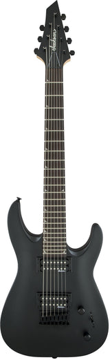 Jackson JS Series Dinky Arch Top JS22-7 DKA HT, Satin Black Electric Guitar
