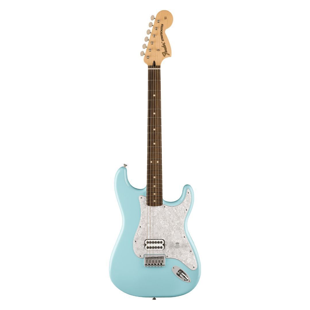 Fender Limited Edition Tom Delonge Stratocaster,  Daphne Blue Electric Guitar