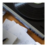 Audio-Technica AT-LP60X Turntable (Black) with Powered Studio Monitors Pair