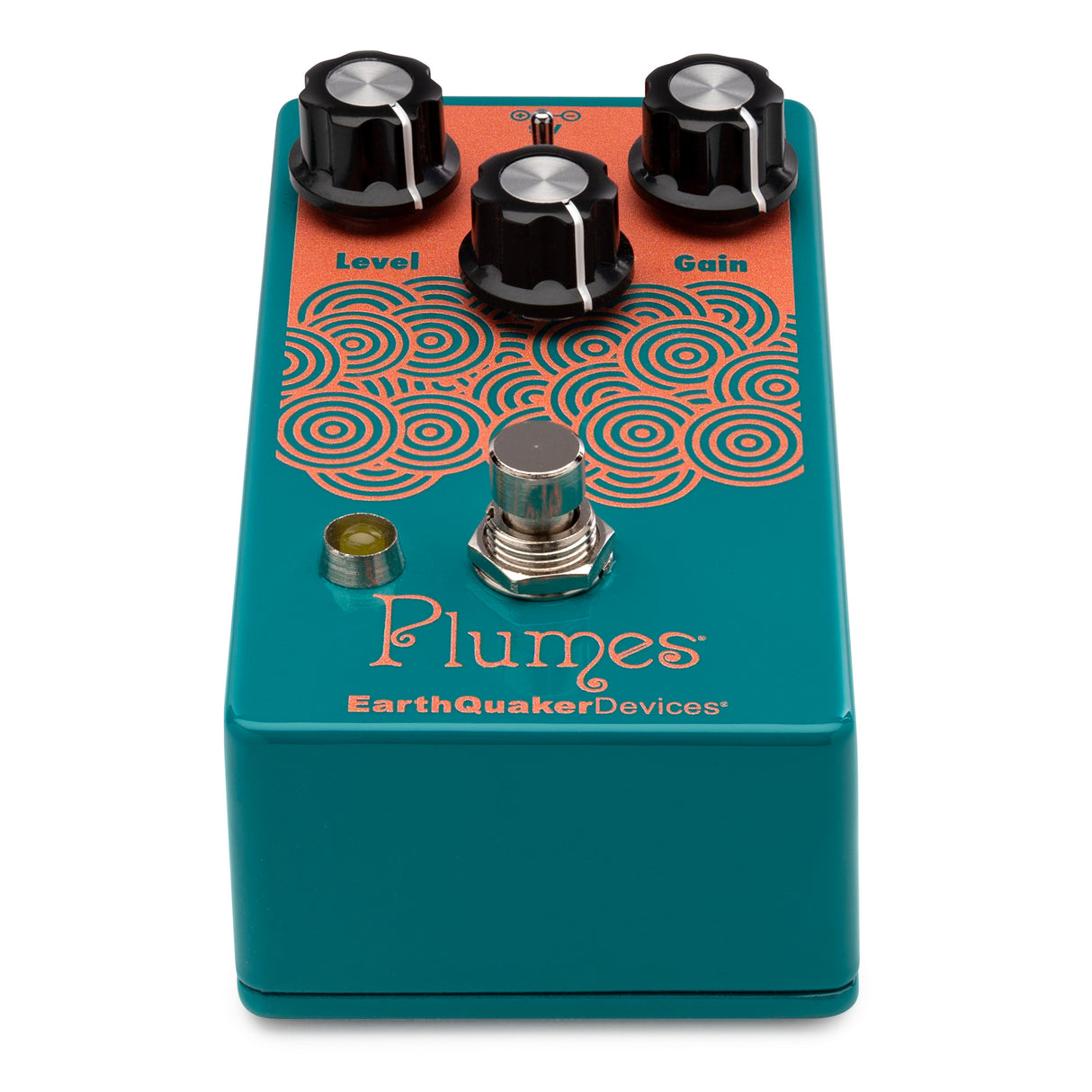 EarthQuaker Devices Plumes Small Signal Shredder Overdrive Pedal Water Blue