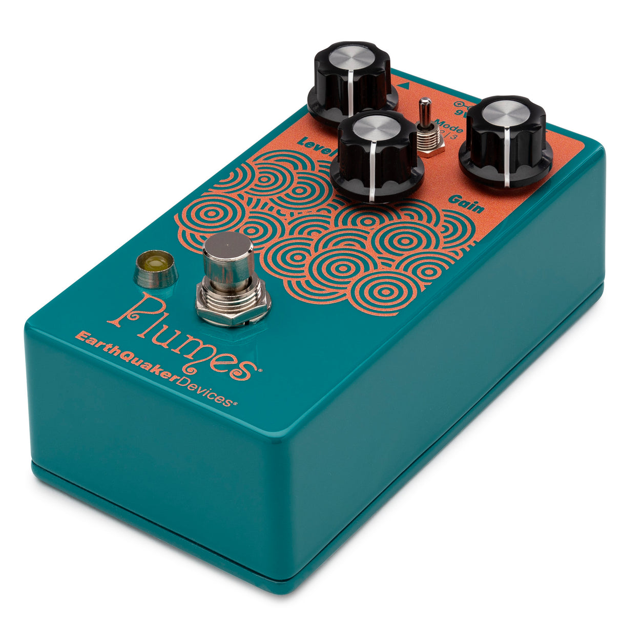 EarthQuaker Devices Plumes Small Signal Shredder Overdrive Pedal Water Blue