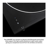 Audio-Technica AT-LP60XBT Bluetooth Stereo Turntable (Black) with Speakers Pairs