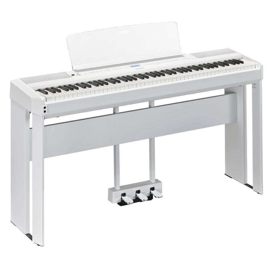 Yamaha P525 88-Key Weighted Action Digital Piano, White