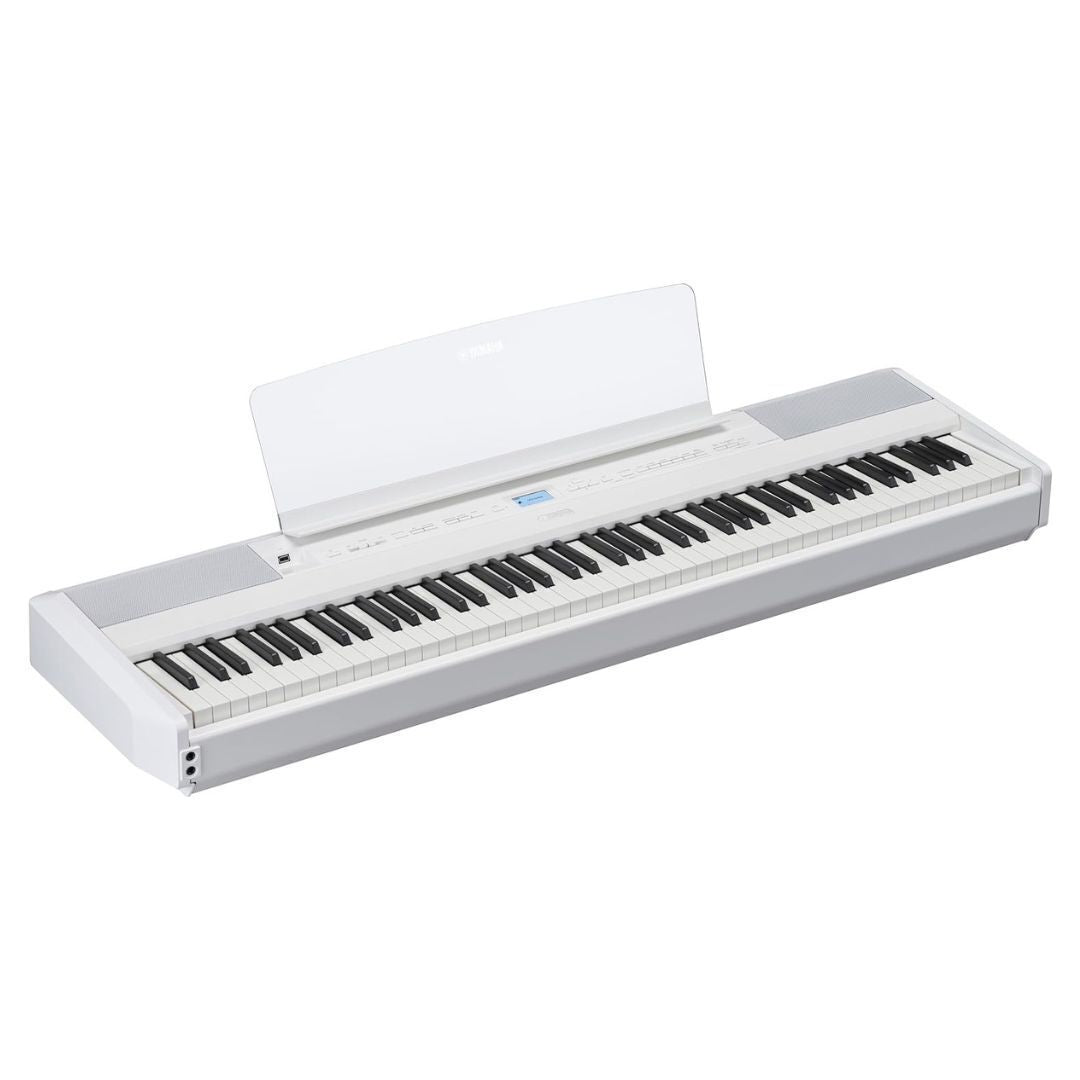 Yamaha P525 88-Key Weighted Action Digital Piano, White