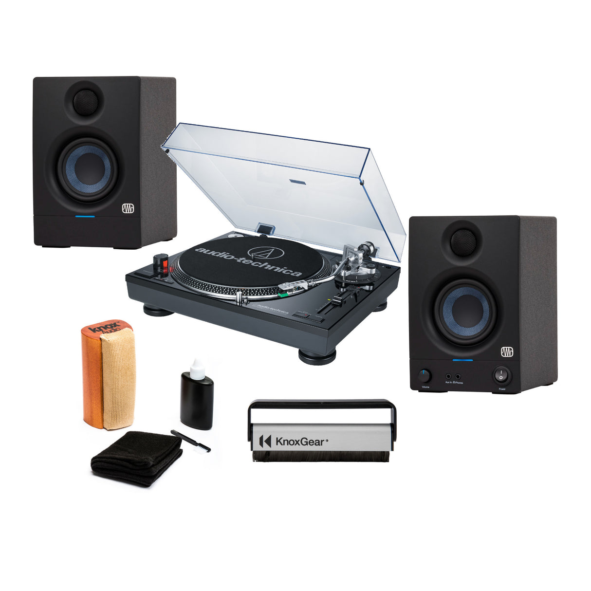 Audio-Technica Direct-Drive Professional Turntable (USB and Analog) Bundle