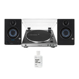 Audio-Technica AT-LP60X-USB Turntable Gunmetal with Presonus Eris 3.5 Monitors
