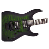 Jackson JS Series Dinky Arch Top JS32Q DKA Guitar, Transparent Green Burst
