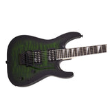 Jackson JS Series Dinky Arch Top JS32Q DKA Guitar, Transparent Green Burst