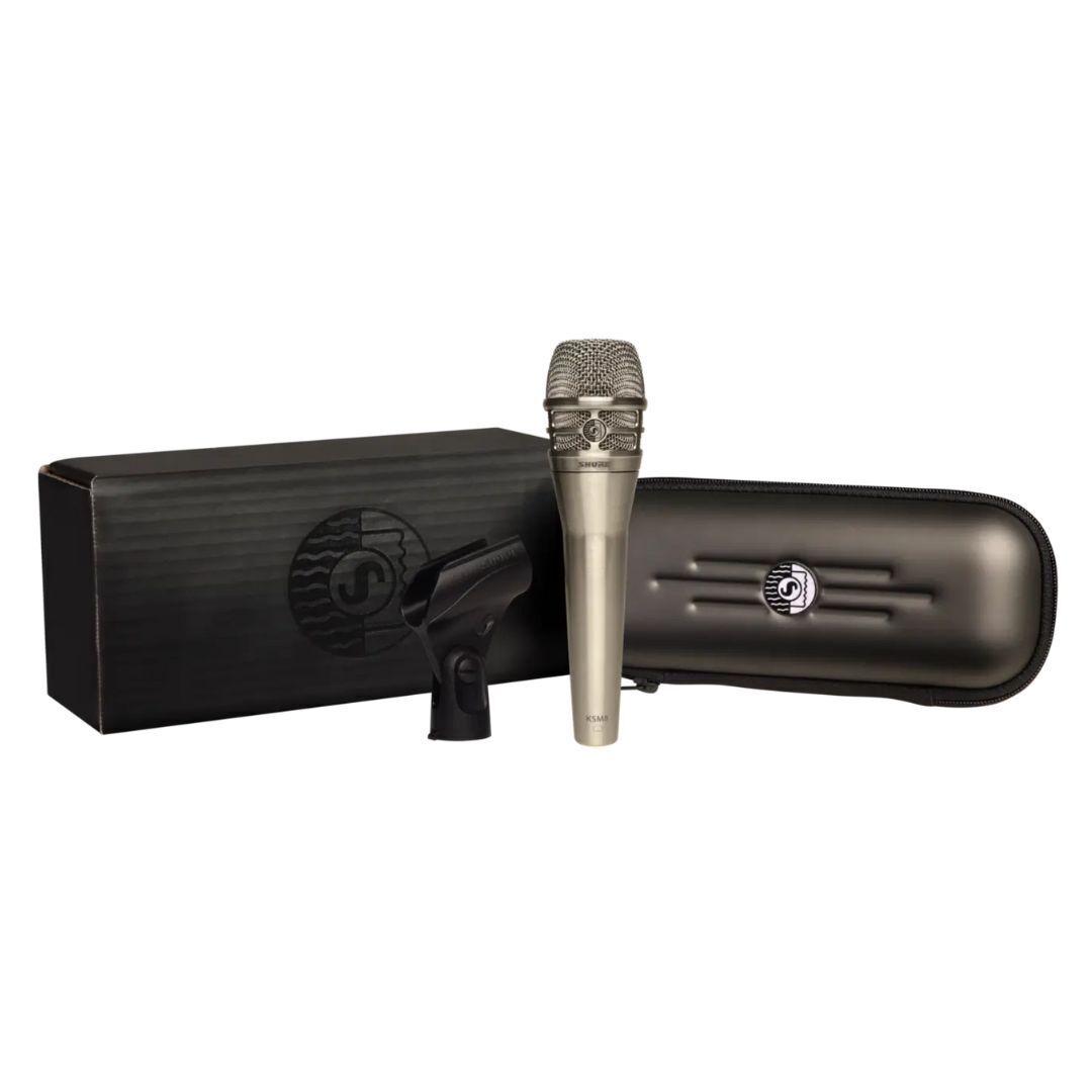 Shure KSM8 Dualdyne Vocal Cardioid Dynamic Microphone - Nickel