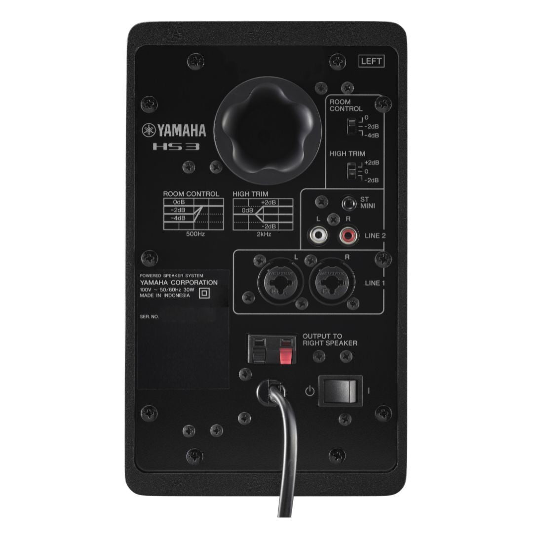Yamaha 3.5-Inch Powered Studio Monitors - Pair, Black